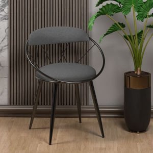 Kagu Relax Tel Sandalye Mutfak,balkon,çalışma Odası KETEN ANTRASİT - Tek Ebat