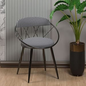 Kagu Relax Tel Sandalye Mutfak,balkon,çalışma Odası KAZ AYAĞI SİYAH - Tek Ebat