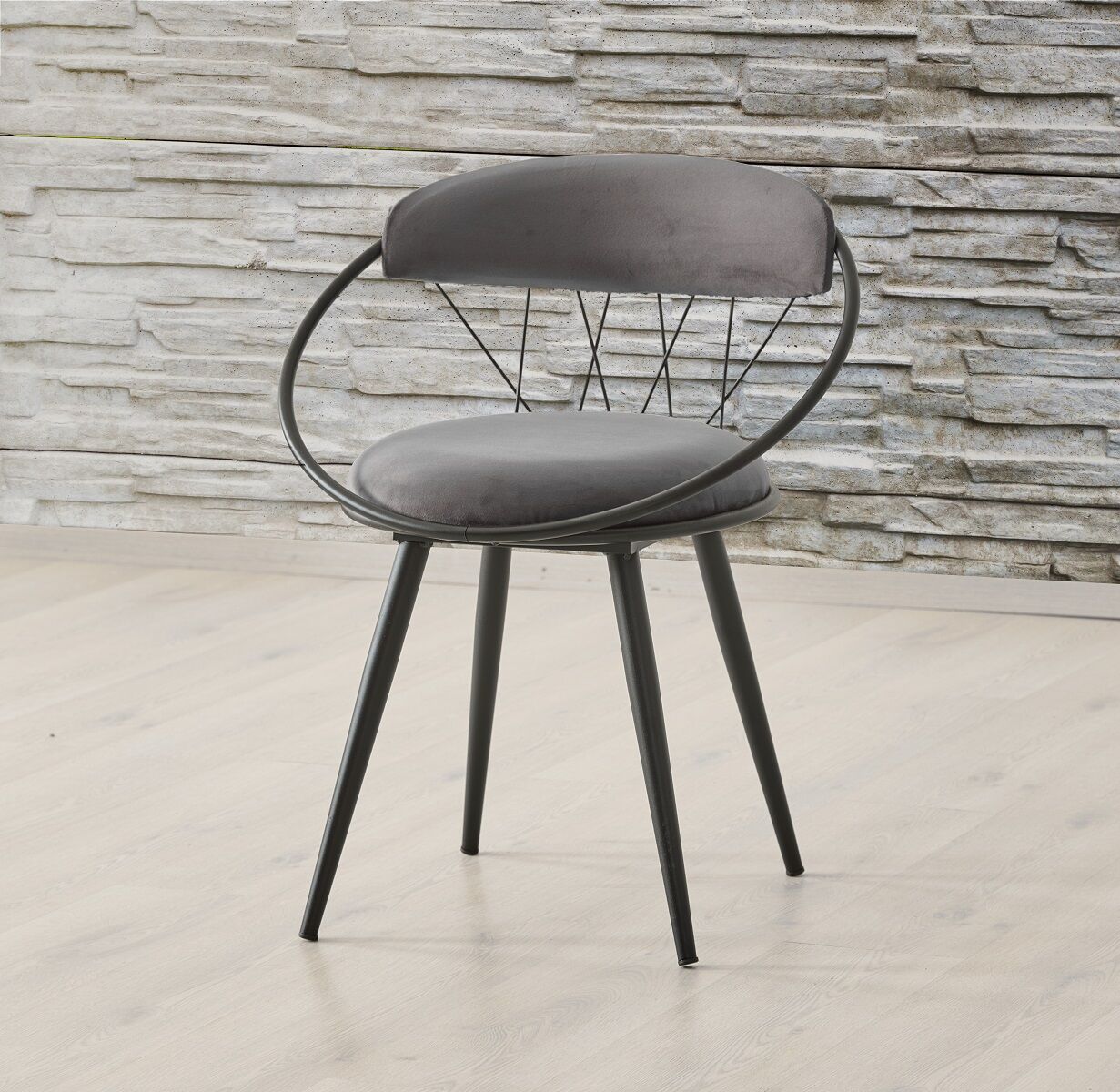 Kagu Relax Tel Sandalye Mutfak,balkon,çalışma Odası Siyah - Tek Ebat