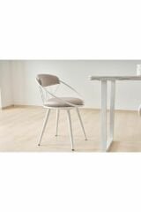 Kagu Relax Tel Sandalye Mutfak,balkon,çalışma Odası Beyaz - Tek Ebat