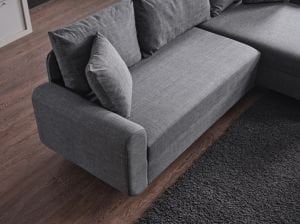 Corner Flavia Köşe Takımı Puflu GRİ