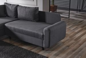 Corner Flavia Köşe Takımı Puflu KOYU GRİ