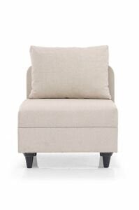 Kagu Corner Flavia Plus 70 Cm'lik Modül Krem - Tek Ebat