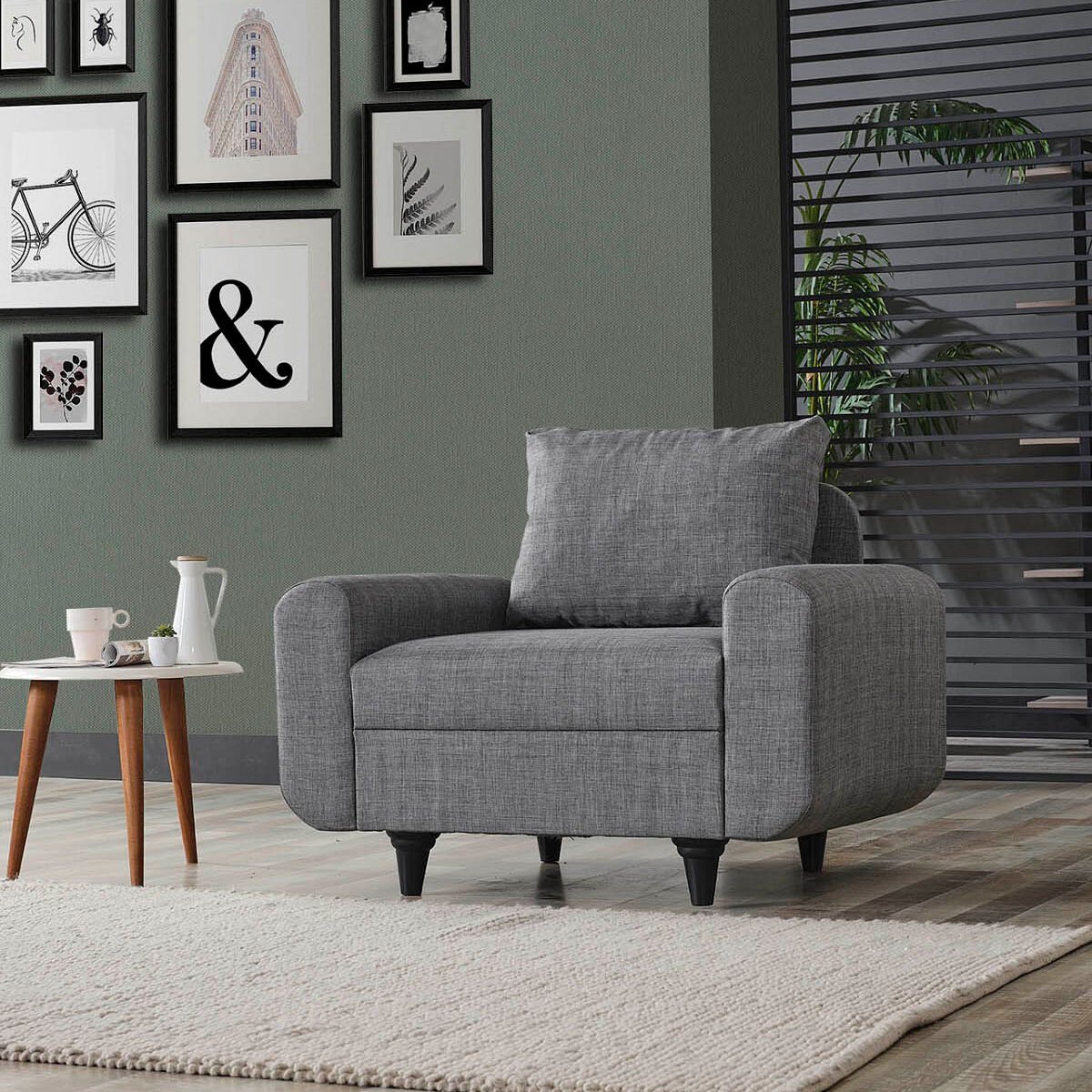 Kagu Corner Flavia Berjer GRİ