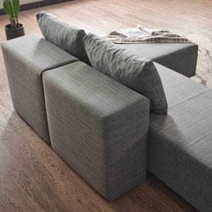 CORNER POLY-M KÖŞE TAKIMI-KANEPE-YATAK-DİNLENME 4 FARKLI MODEL TEK MODÜL GRİ