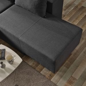 CORNER POLY-M KÖŞE TAKIMI-KANEPE-YATAK-DİNLENME 4 FARKLI MODEL TEK MODÜL KOYU GRİ