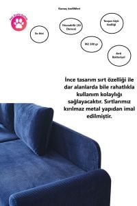 Corner Flavia Köşe Takımı LACİVERT