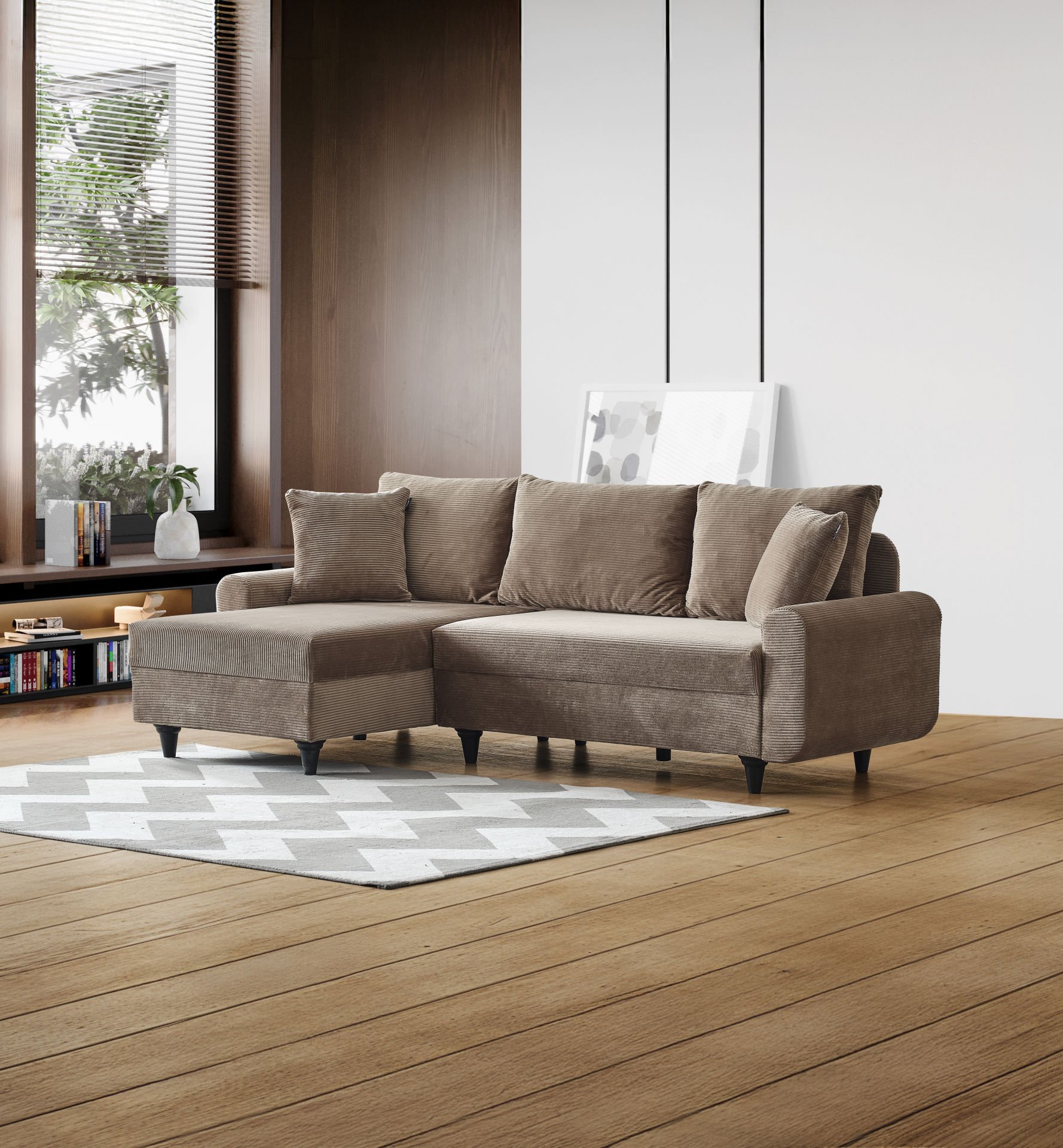 Corner Flavia Köşe Takımı KAHVE