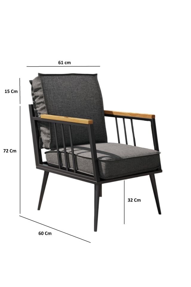 Kagu Ultralounge Bahçe Balkon Cafe Koltuk, Kanepe Oturma takımı