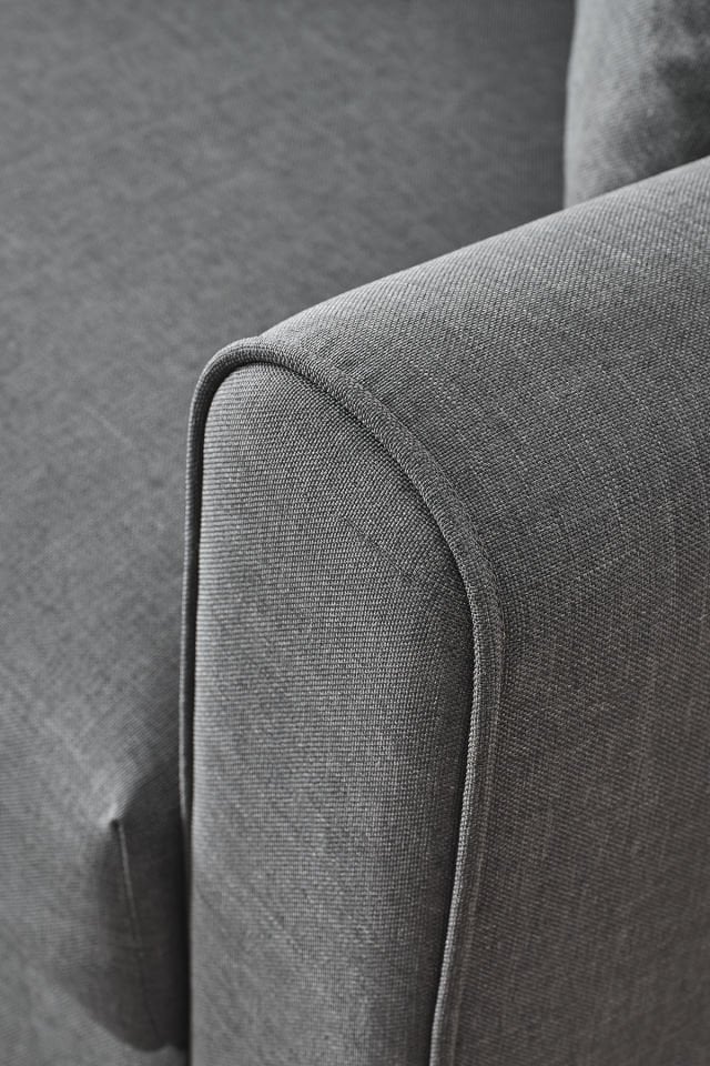 Flavia 3'lü Kanepe Salon, Oturma Odası Yataklı Bazalı KOYU GRİ